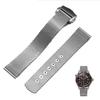 Для OMEGA Seamaster 007 No Time To Die Лимитированная серия 20 мм Ремешок De Ville Миланская сетка Браслет Нержавеющая сталь Ремешок для часов