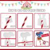 Circus Carnival Theme Cake Topper 1st Birthday Circus Theme Photo Booth Props Cake Smash Party Cake Decorations Supplies, Glitter