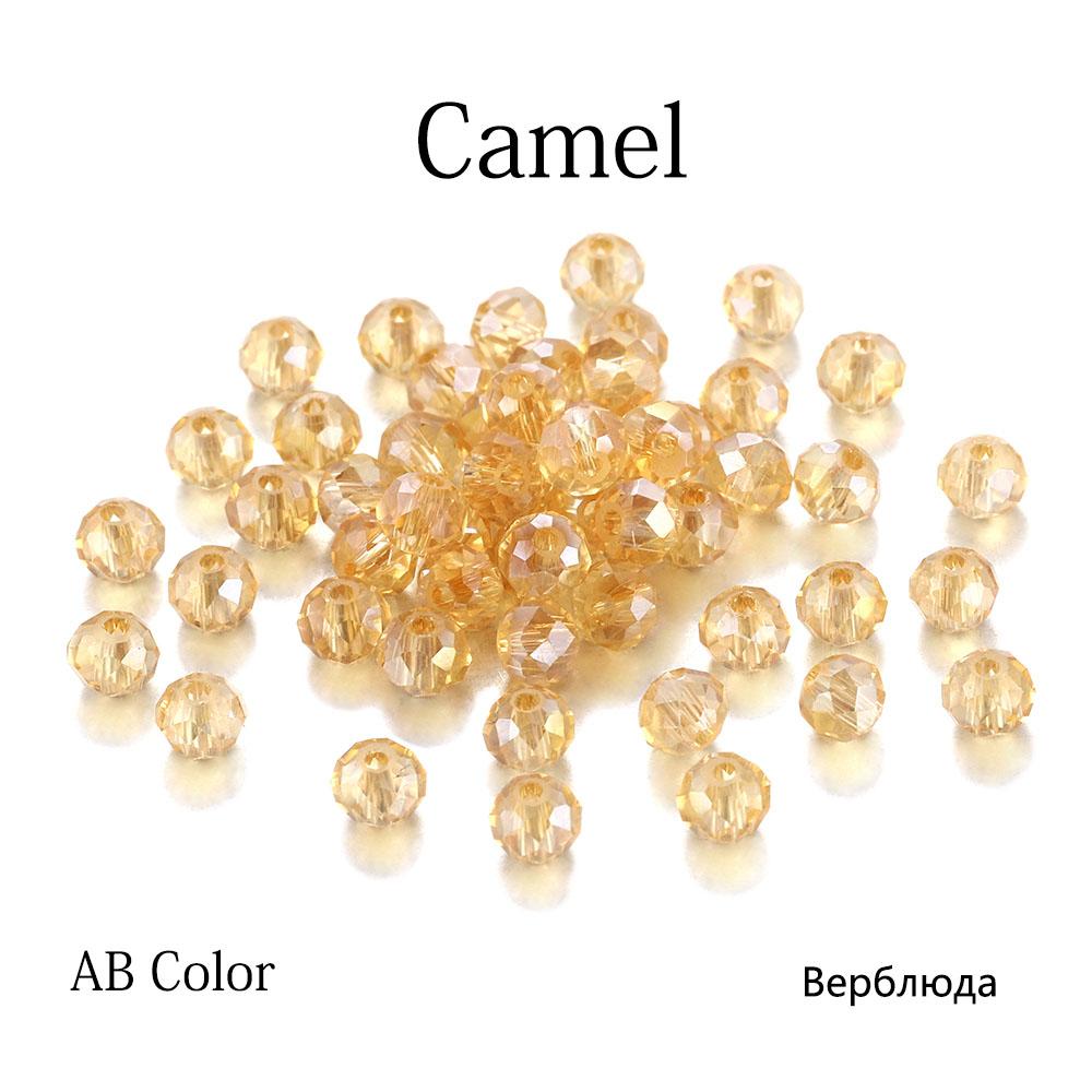 70-300 шт. 3/4/6/8 мм полупрозрачные чешские хрустальные стеклянные бусины граненые красочные бусины-разделители для DIY браслетов принадлежности для изготовления ювелирных изделий