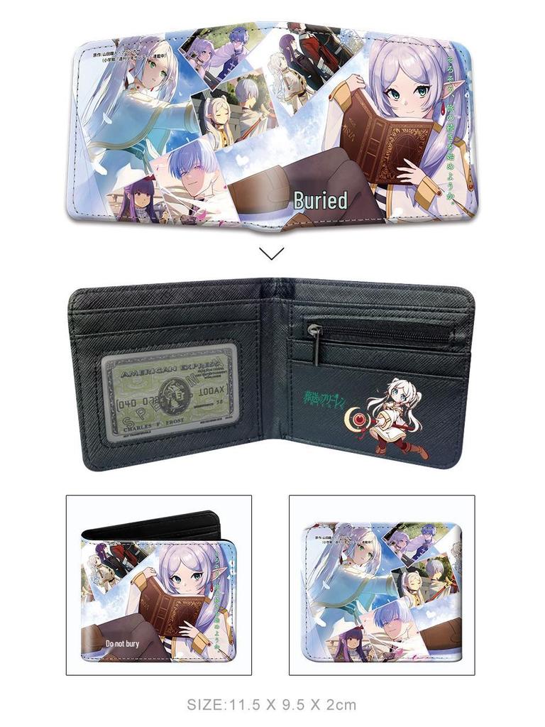 Фрирен: Кошелек для монет 3D-анимация «За гранью конца путешествия» - Стереоскопический рельефный мультяшный дизайн