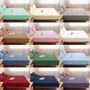 High Quality Fitted Sheet Single Double King Queen Size Mattress Cover With Elastic Band Bed Sheet 90/120/150/180 Fit Sheet