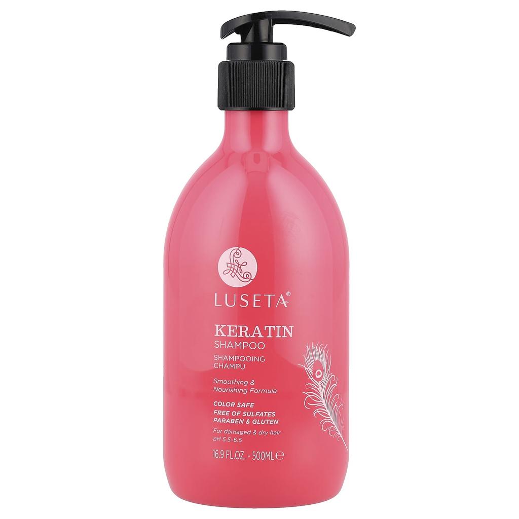 Keratin Shampoo, For Damaged and Dry Hair, 500Ml (16.9Fl Oz)