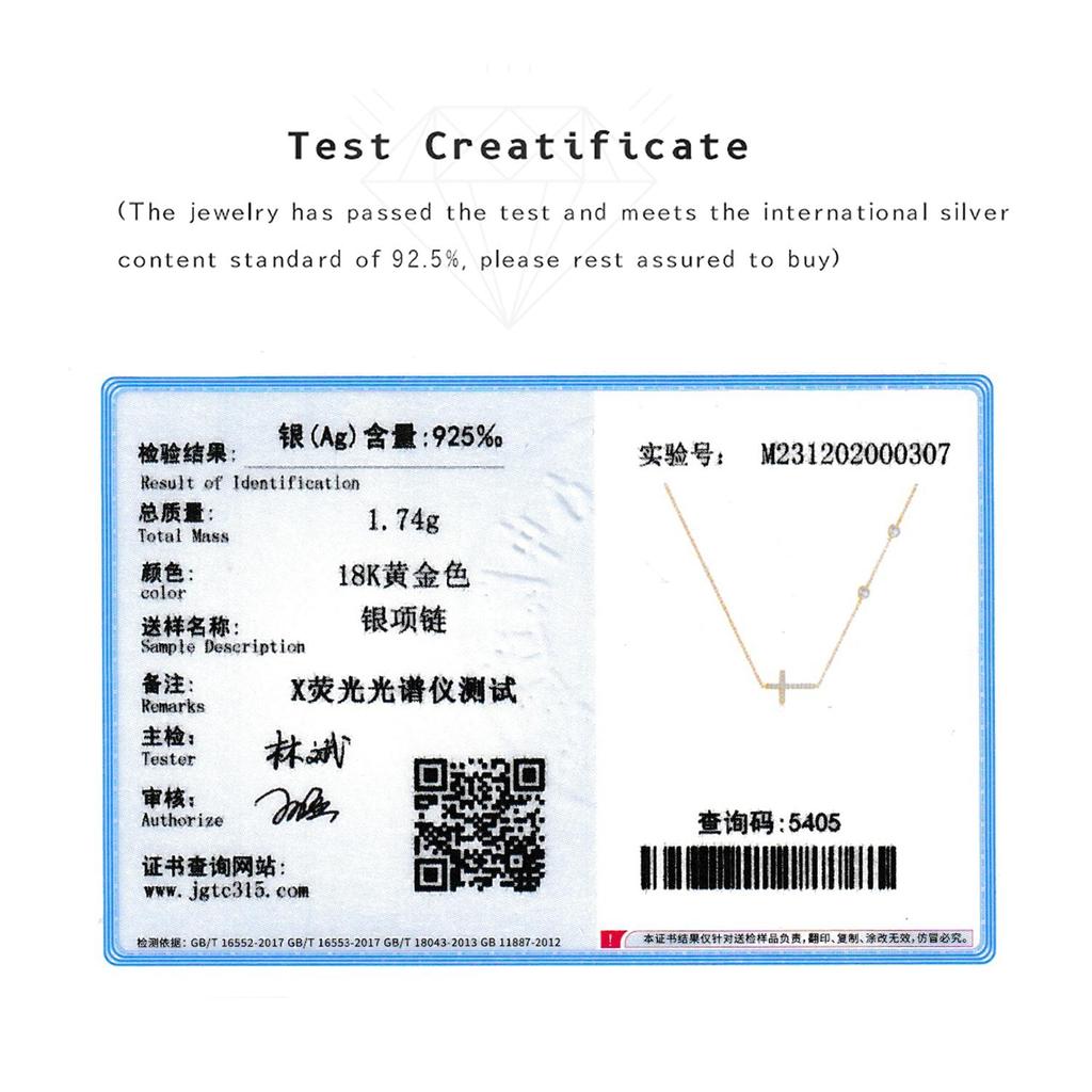 ANDYWEN Ожерелье с подвеской в ​​виде креста из 100% стерлингового серебра 925 пробы с двумя циркониями, женское роскошное классическое изысканное ювелирное изделие ко Дню святого Валентина