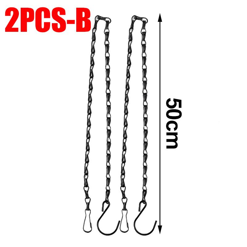 Heavy Duty Hanging Chains With Hooks For Plants Flowers Pot Basket Replacement Indoor Outdoor Metal Chains Hangers Wholesale
