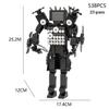 Titan Clockman and TV Man Figurine Building Blocks Set