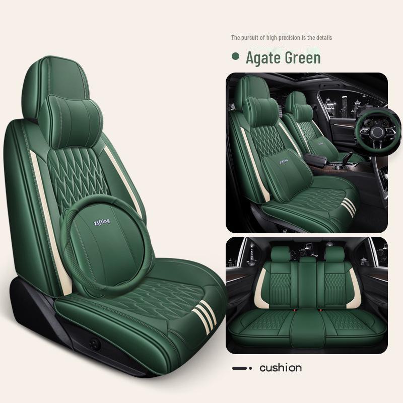 Кожаный чехол на сиденье Purple Wind Bell Four Seasons для MG MG5 HS Boyue PRO Geometry C