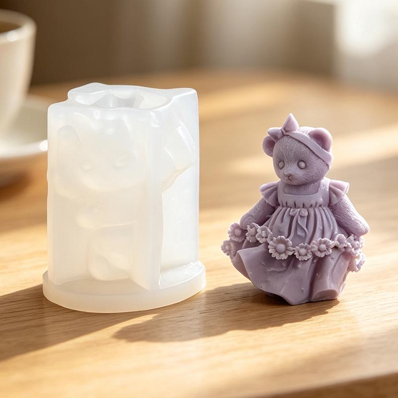 Xiaomi 3D Силиконовая форма для свечей в виде медведя DIY Мультяшный медведь Мыло для ароматерапии Гипсовая штукатурка Форма для муссового торта Шоколад Фондант Подарок
