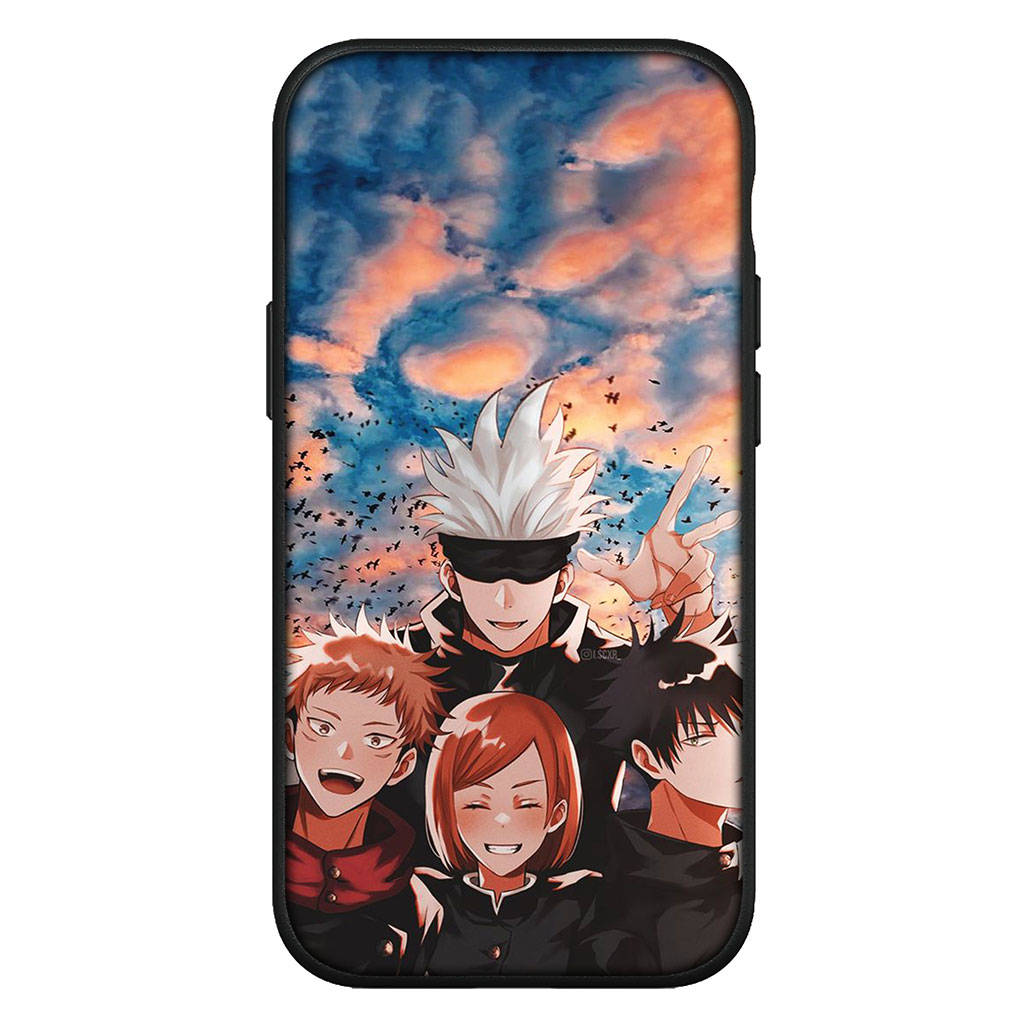 Чехол для iPhone 16 15 Xiaomi Redmi Note 14 13 12 11 Pro Max X 16e Samsung Galaxy S25 S24 S23 Moto OPPO Huawei Jujutsu Kaisen Gojo Satoru Itadori Yuji
