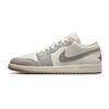 Jordan Air Jordan 1 Dust Sea Wanderer Износостойкие Низкие Скейтбордические Кроссовки Мужские Бело-Синие 553558-169(team1731-)