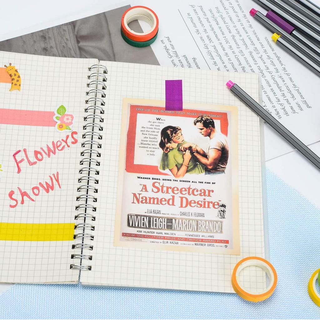 40 шт., набор бумажных лент радужного цвета, 7,5 мм, кружевные украшения, маскировочные ленты, наклейки для журнала, дневника и альбома