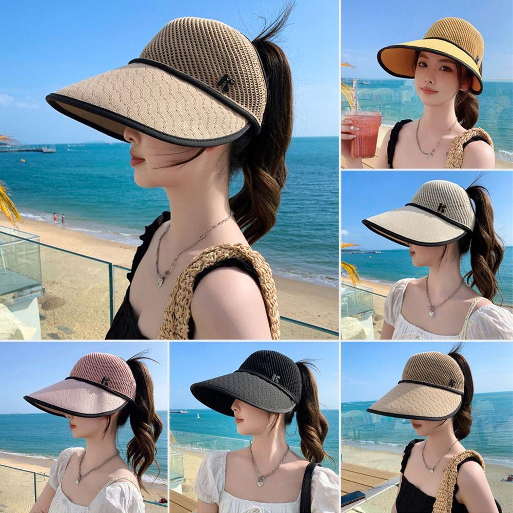Вязаная сетчатая шляпа от солнца, дышащая шляпа рыбака, модные женские шляпы с защитой от ультрафиолета