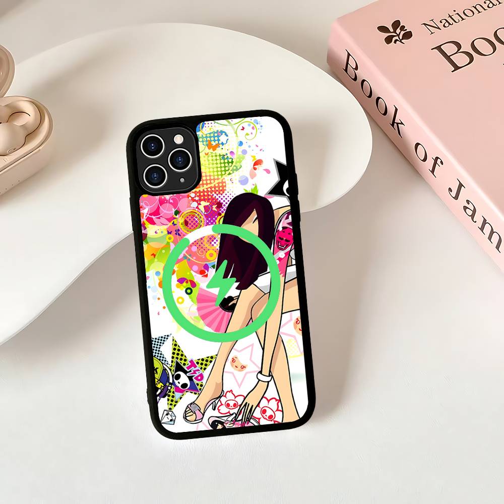 Character T-tokidoki For Magsafe Magnetic Phone Case Wireless PC+TPU For IPhone 11 12 13 14 15 16 17 Pro Max Plus