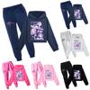 Children's Hooded Top And Pants Two-piece Tracksuit Set Long-sleeved Printed Clothing Set