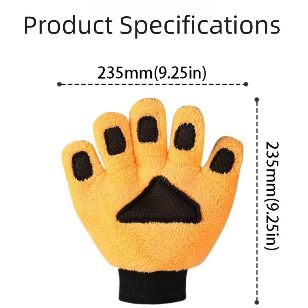 Coral Fleece Cleaning Gloves Soft Absorbent Cleaning Brush Gloves Car Cleaning Brush Auto Cleaning