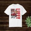 Summer Hot Sale One Piece Strawhat Luffy King of the Pirates Anime Shirt Unisexs Round Neck Short Sleeve