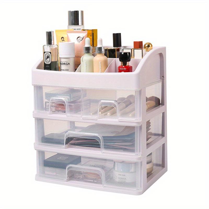 Многослойный ящик для хранения косметики, органайзер для ящиков для косметики, контейнер для косметики для ювелирных изделий, лака для ногтей, настольный ящик для хранения всякой всячины