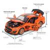 1/32 Ford Mustang Viper GT500 Спортивный Автомобиль Сплав Литье под Давлением Модель Высокая Симуляция Модель Транспортного Средства Украшение Игрушки для Детей Мальчиков Подарок