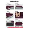 Waterproof Elastic Sofa Covers 1/2/3/4 Seats Solid Couch Cover Sofa Slip Cover Protector Bench Covers