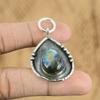 Груша Натуральный Лабрадорит Дочь Свадебная Подвеска Ювелирные изделия Серебро 925 пробы