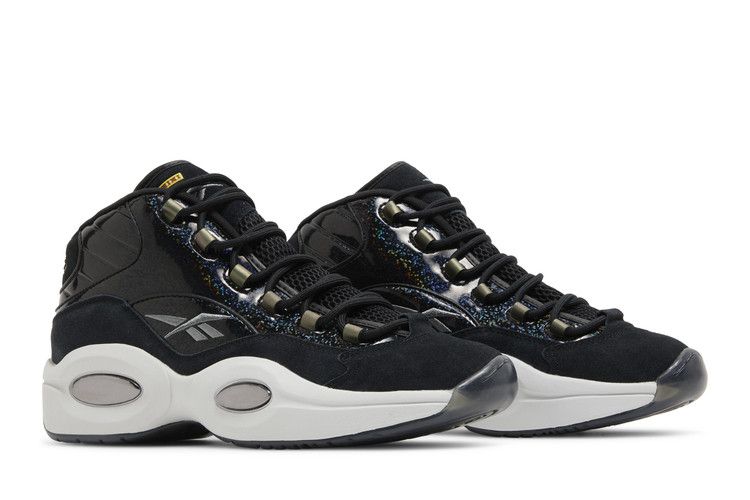 Мужские кроссовки Reebok Question Mid Panini Black Pulsar Prizm Black/Grey/Black