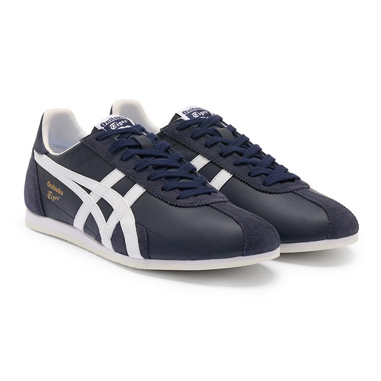 ONITSUKA TIGER Runspark Износостойкие Повседневные Кроссовки с Низким Верхом Унисекс Темно-Синие Кроссовки 1183B480-401