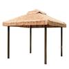 OEING Outdoor Straw Thatch Gazebo