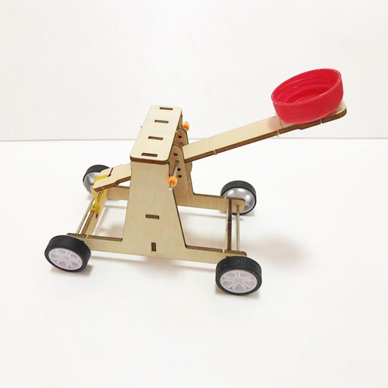 Детская головоломка Собранная модель катапульты Игрушка DIY Научный эксперимент Ручная работа Реквизит Интерактивная игра для родителей и детей