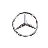 FFYE5 90mm ABS Chrome Black Logo Mercedes Emblem Rear Star Badge For Mercedes Benz W203 W206 W212 X253 W167 W166 W247 GLC GLE