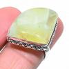 Пренит Драгоценный камень 925 Стерлинговое серебро Подарочное ювелирное изделие Кольцо Размер 7