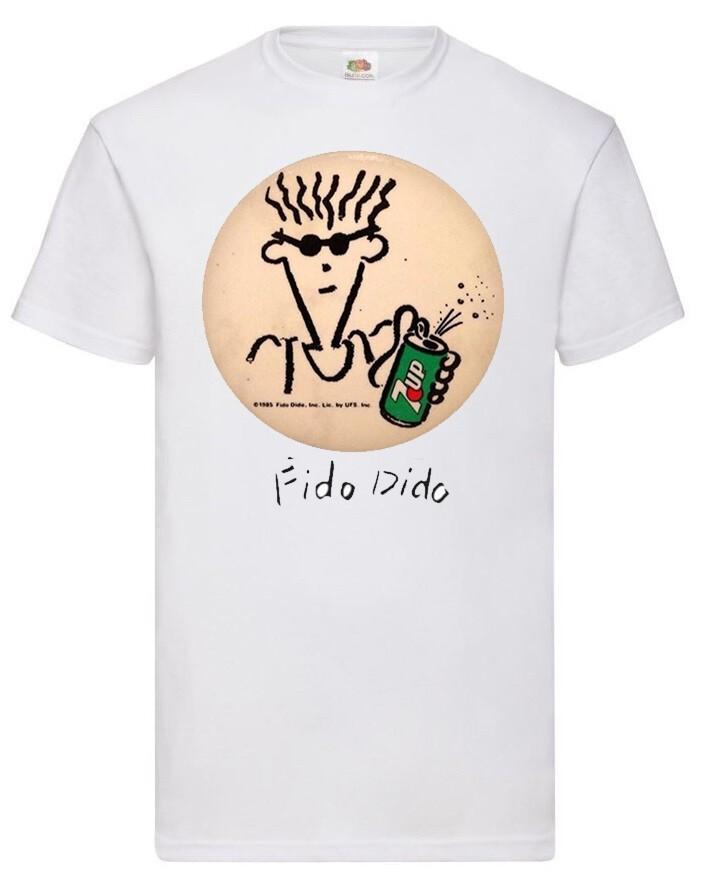 Фидо Дидо телешоу Рождество день рождения Хэллоуин смешной подарок футболка