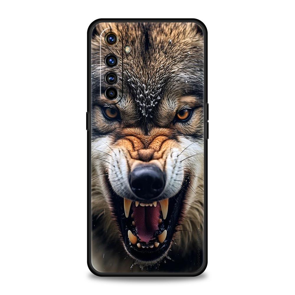The Wolf Phone Case For Realme 12 11 10 9 8 5G 7 6 GT5 GT3 GT2 Pro Plus C21 C11 C25 C35 GT Neo 2 3 3T 5 Soft Cover
