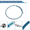 UXCELL 130cm Motorcycle Brake Clutch Oil Hose Line Blue