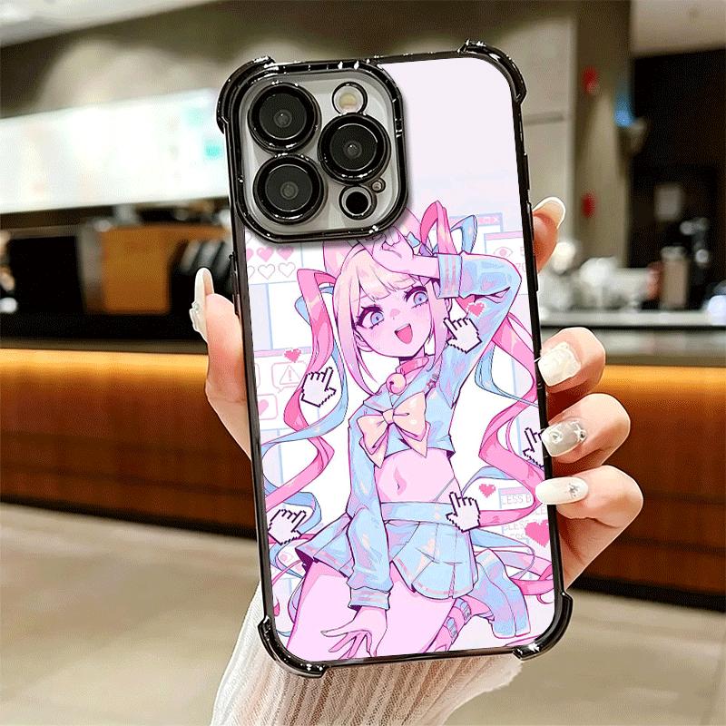 Стримерша-нуждашка Перегрузка Мягкий Чехол Для Телефона Для iPhone 15 16 17 Air 14 Pro Max 16E Plus 13 12 Mini Покрытие Противоударный Fundas
