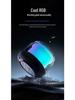 Мини Bluetooth-колонка S100: Прозрачный дизайн с подсветкой и высококачественный звук Сабвуфер