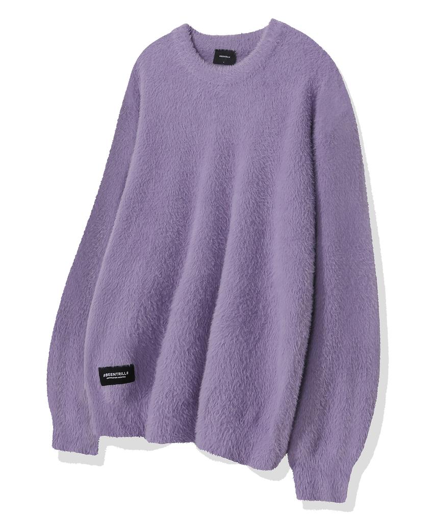 BEENTRILL Hairy Knit (Purple)