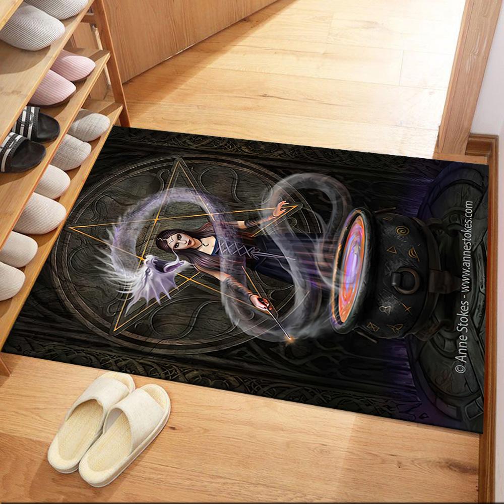 Gothic Style Floor Mat Perfect for Game Room Outdoor Study room Dormitory Antislip Carpet Decorate Offices