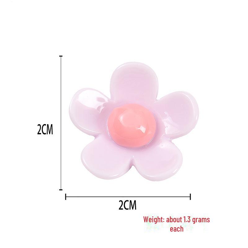 Детские аксессуары для волос и коробка для хранения из смоляного пятилепесткового цветка своими руками