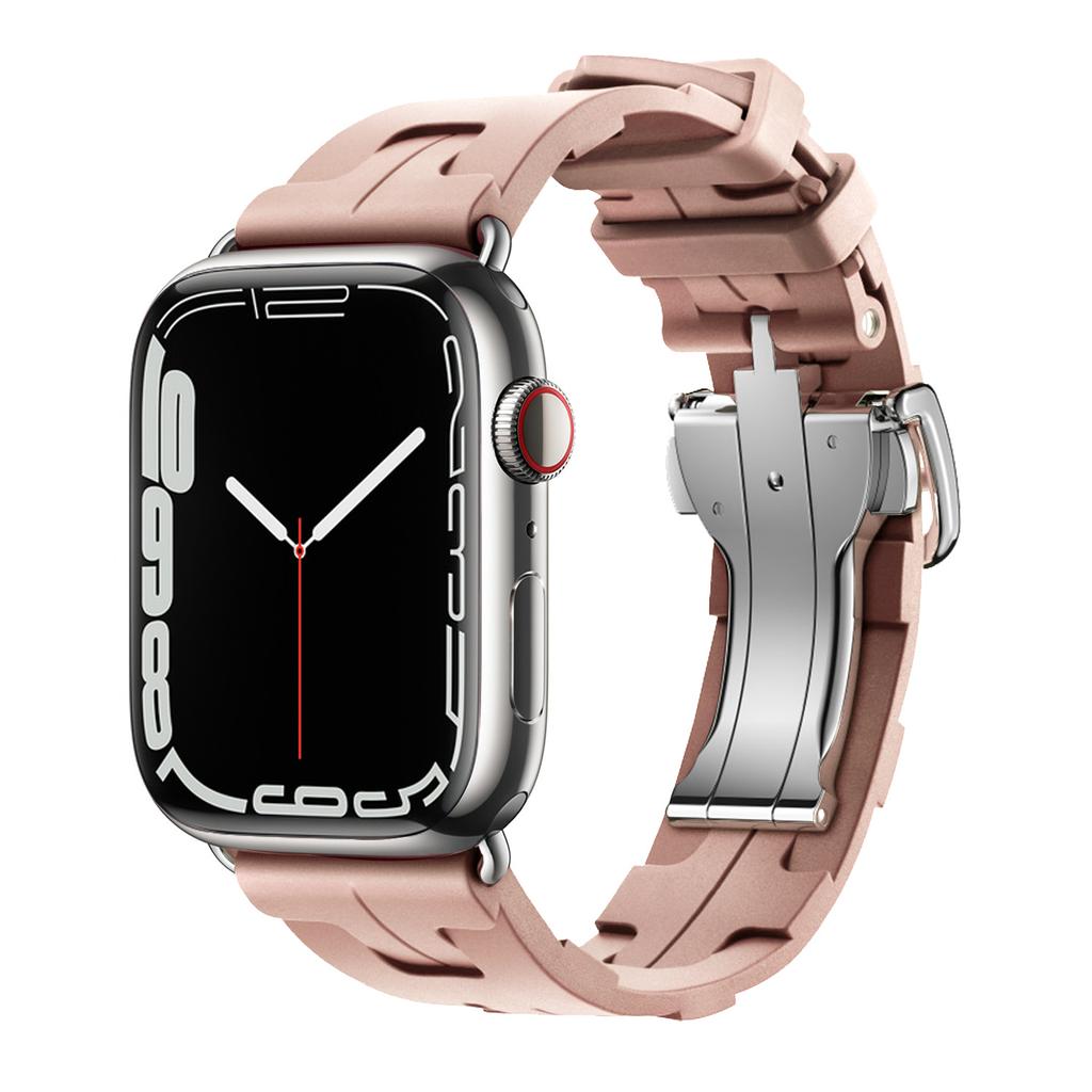 Kilim Single Tour Silicone Strap For Apple Watch Band 44mm 40mm 49mm 45mm 41mm 38 42 bracelet iwatch series 9 se 3 6 7 8 ultra 2