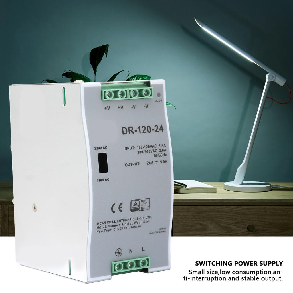 AC DC Power Source Pulse Width Modulation 24V 5A 120W