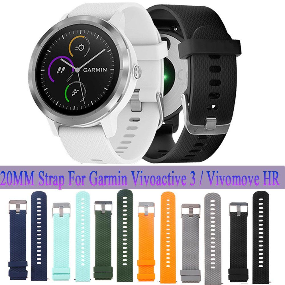 Wristbands Classic Soft Watch Band 20mm Silicone Bracelet Strap