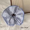 Trend Blue Striped Cloth Scrunchies Women Girls Elastic Hair Rubber Bands Accessories Tie Hair Ring Rope Headdress Headwear