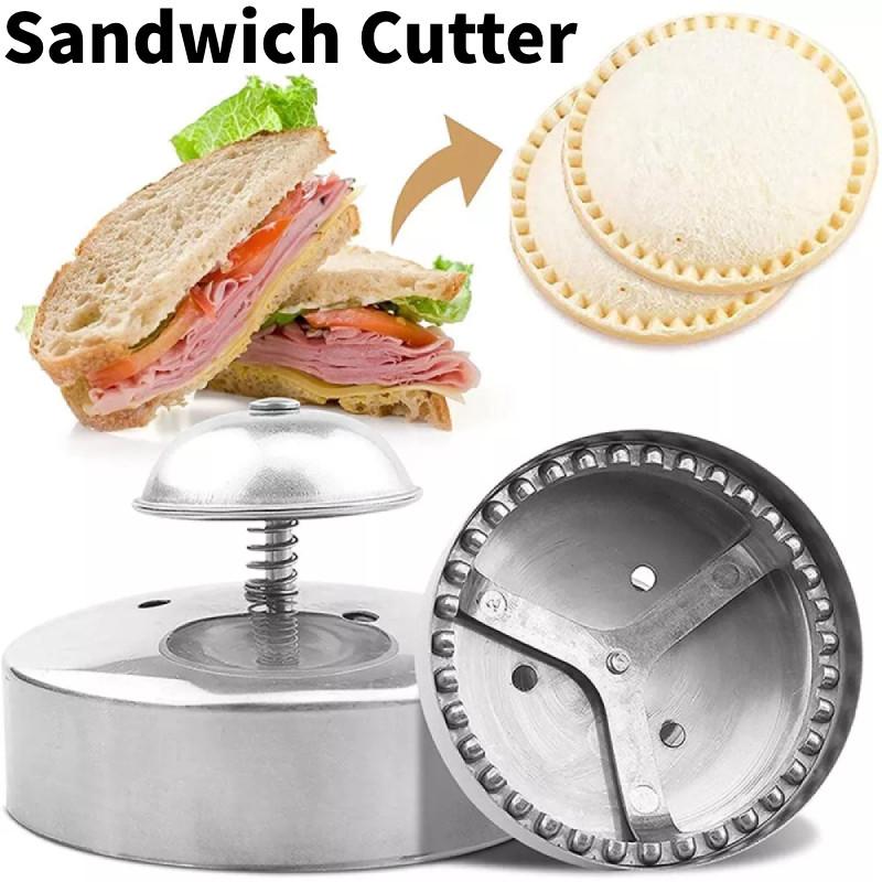 Универсальная круглая пресс-форма для нарезки сэндвичей из нержавеющей стали для удобного приготовления еды