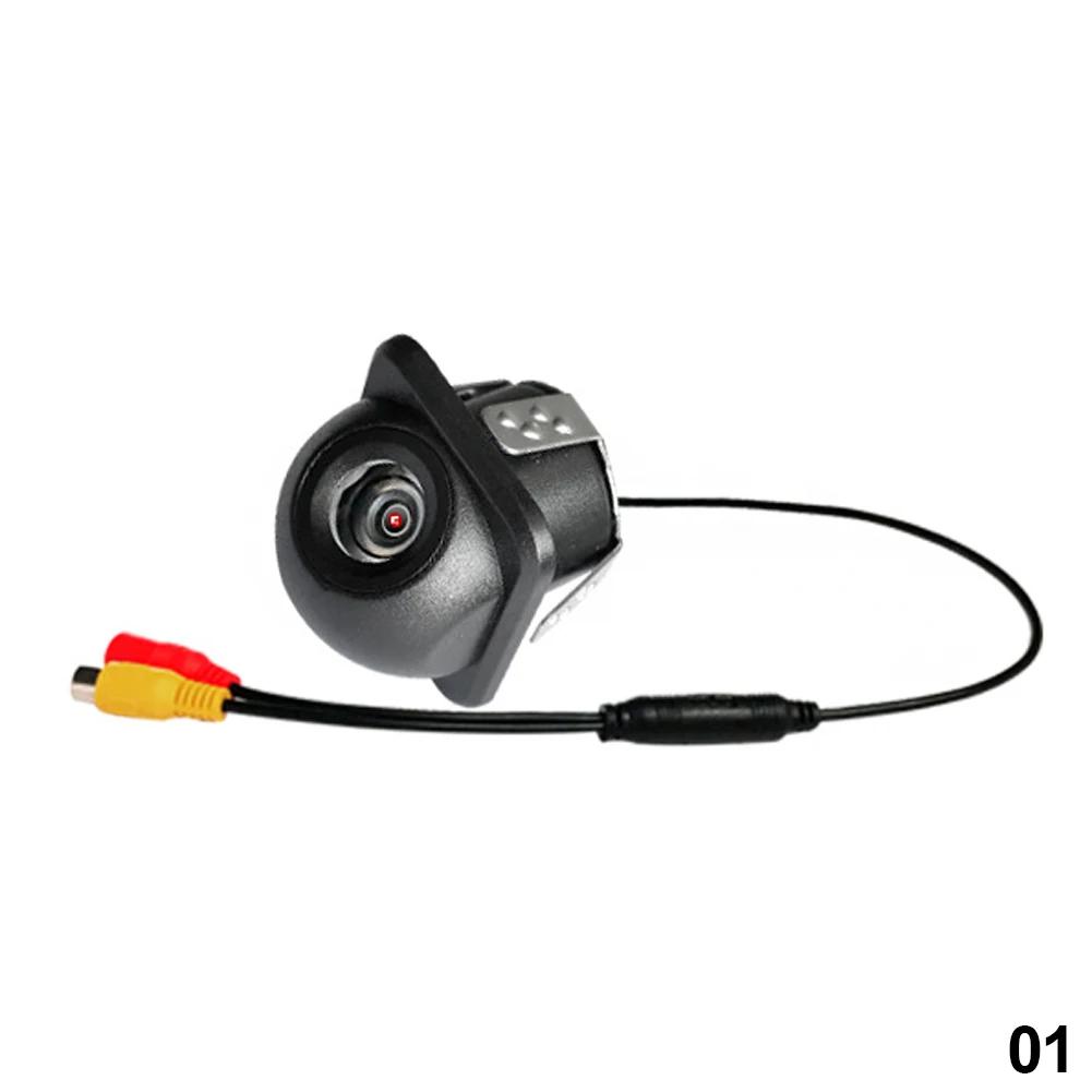 Универсальная автомобильная камера заднего вида с широким углом обзора, парковкой задним ходом, с или без светодиодного монитора для автоматического резервного копирования, автомобильная камера-регистратор