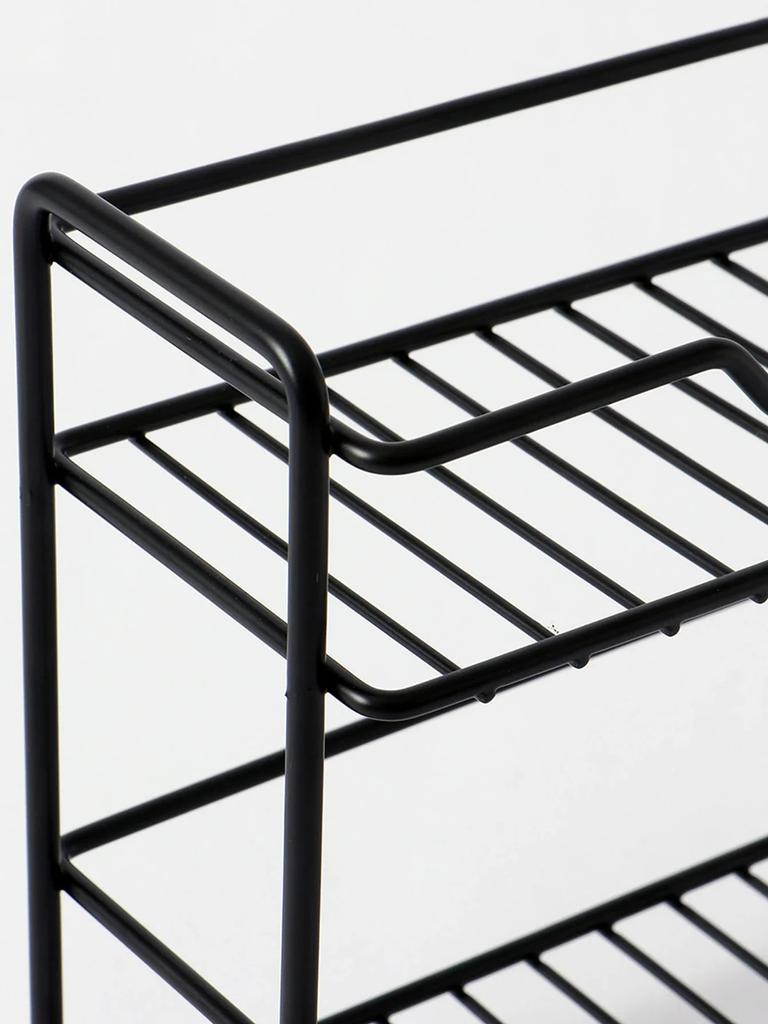 Stainless Steel Storage Shelves, Tabletop Storage Shelves, Stackable Condiment Storage Shelves In The Kitchen Bathroom