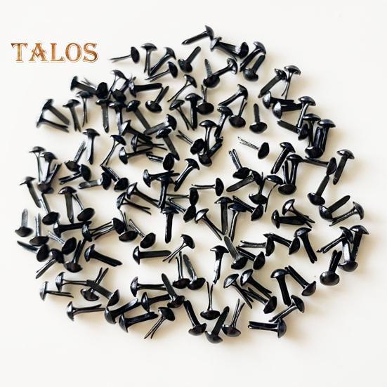 500Pcs Mini Brads Metal Plated Round Paper Fasteners for Paper Craft Scrapbooking DIY Art Handmade Project Decorative Supplies