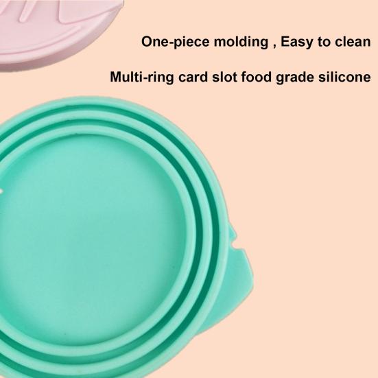 Крышка для банки с кормом для домашних животных с ложкой в форме рыбьей кости Крышка для банки для кошек, сохраняющая свежесть