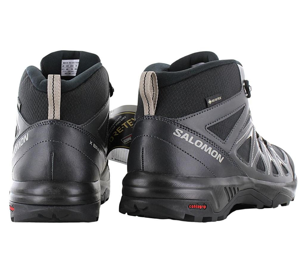 SALOMON X Braze Mid GTX - GORE-TEX - Мужские походные ботинки черно-серые 471748 ORIGINAL Boots