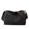 Zipper Canvas Small Barrel Bag Men'S Slant Shoulder Bag For Casual Travel  Adjustable Sports Gym Bag Yoga Bag