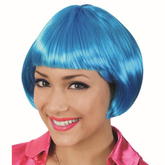 Женский красочный короткий прямой парик с челкой, натуральный термостойкий костюм для вечеринок, косплей для девочек, Бобо, синтетические волосы