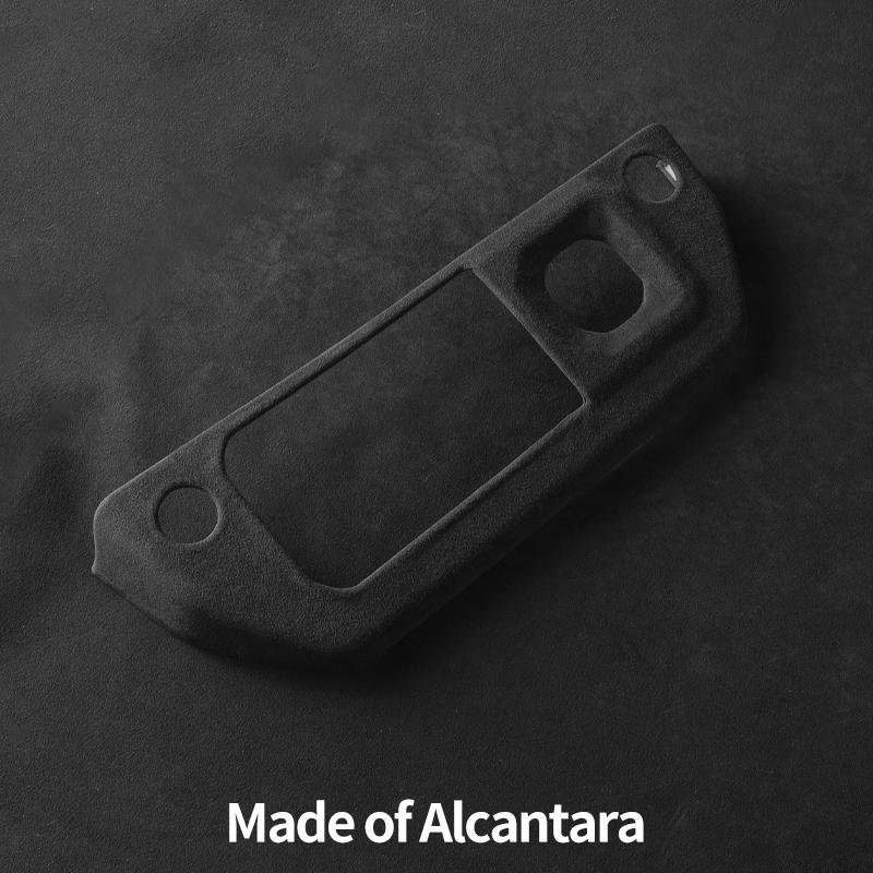 Made of Alcantara Suede Interior Central Gear Lever Console Lid Sheath Shell Cover For Land Rover DEFENDER - Accessories